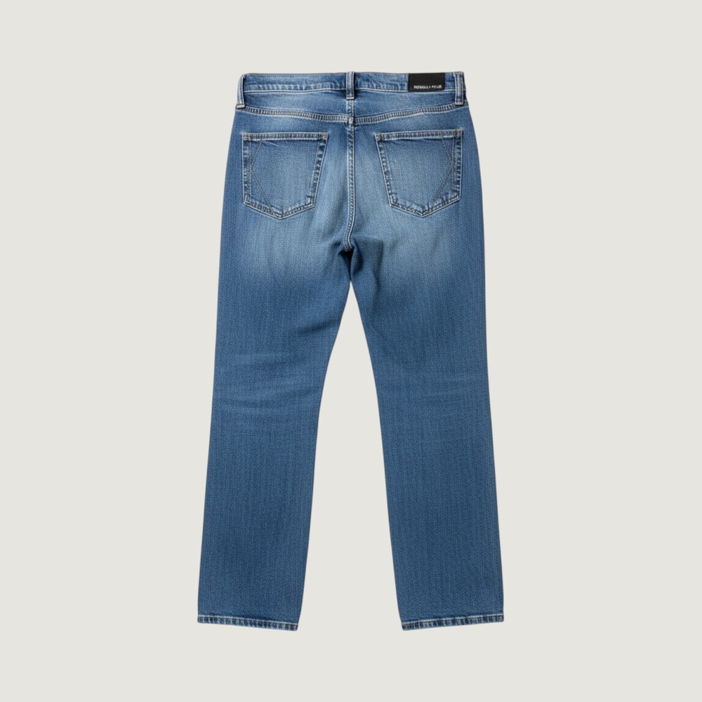 Kendall + Kylie Womens High Rise Straight Leg Jeans Blue Denim Size 11/30